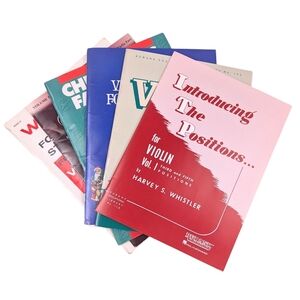 Violin Music Books Set of Six Solos Duets Christmas Carols Viola Piano Strings
